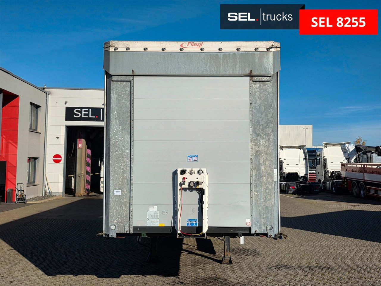 Fliegl SDS01 / Coilmulde / EDSCHA - Curtainsider semi-trailer: picture 2 Fliegl SDS01 / Coilmulde / EDSCHA - Curtainsider semi-trailer: picture 2