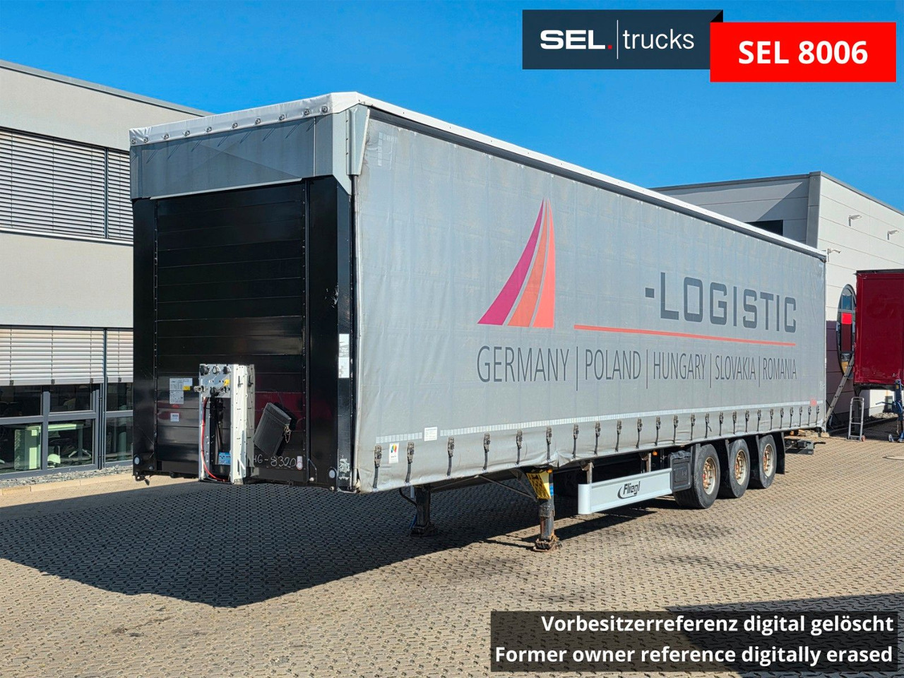 Fliegl SDS01 / Hubdach / EDSCHA / Mega / Liftachse - Curtainsider semi-trailer: picture 1 Fliegl SDS01 / Hubdach / EDSCHA / Mega / Liftachse - Curtainsider semi-trailer: picture 1