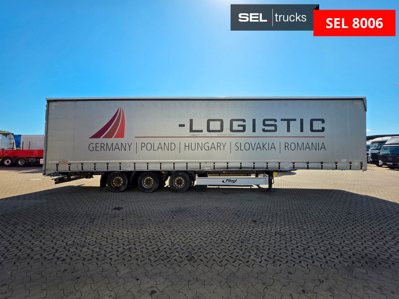 Fliegl SDS01 / Hubdach / EDSCHA / Mega / Liftachse - Curtainsider semi-trailer: picture 4 Fliegl SDS01 / Hubdach / EDSCHA / Mega / Liftachse - Curtainsider semi-trailer: picture 4