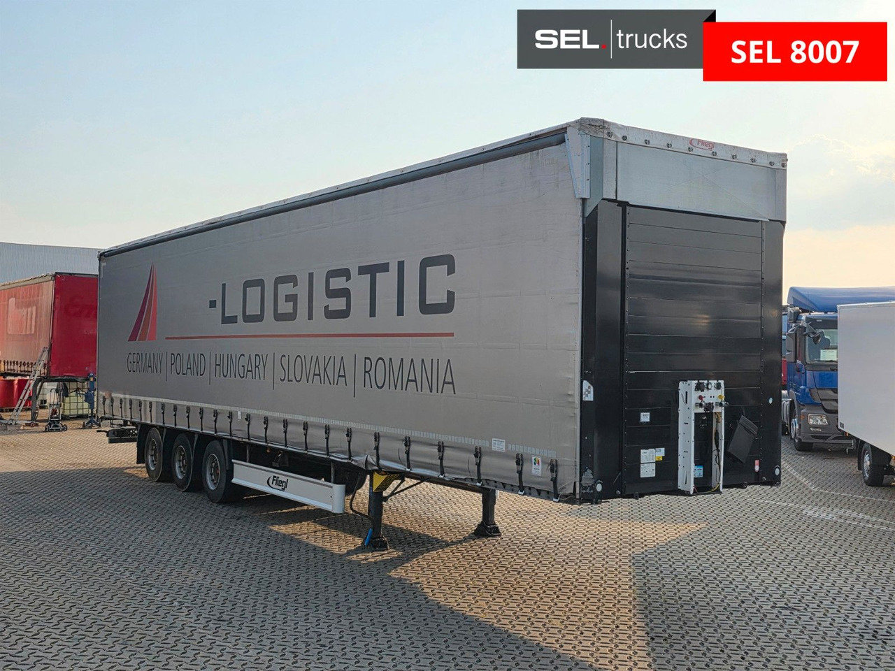 Fliegl SDS01 / Hubdach / EDSCHA / Mega / Liftachse - Curtainsider semi-trailer: picture 3 Fliegl SDS01 / Hubdach / EDSCHA / Mega / Liftachse - Curtainsider semi-trailer: picture 3
