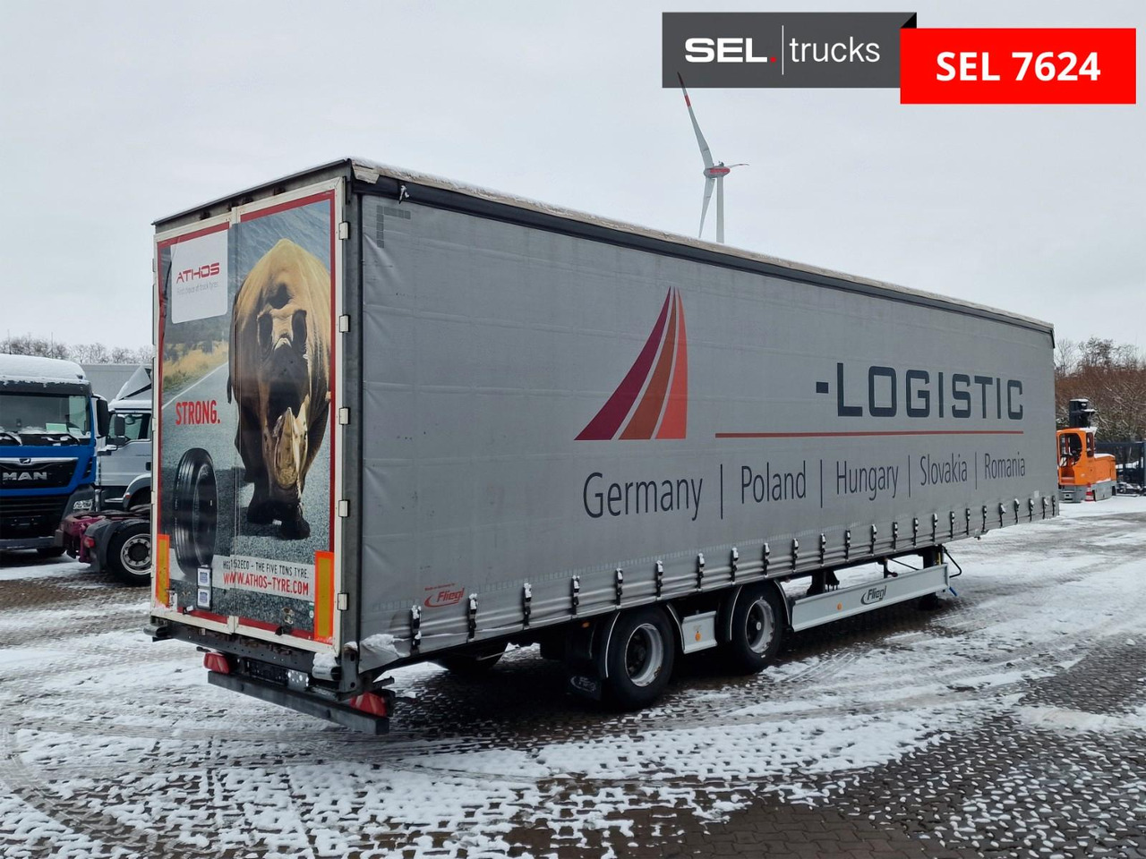 Fliegl SZS320 / Hubdach / EDSCHA / Mega - Curtainsider semi-trailer: picture 5 Fliegl SZS320 / Hubdach / EDSCHA / Mega - Curtainsider semi-trailer: picture 5