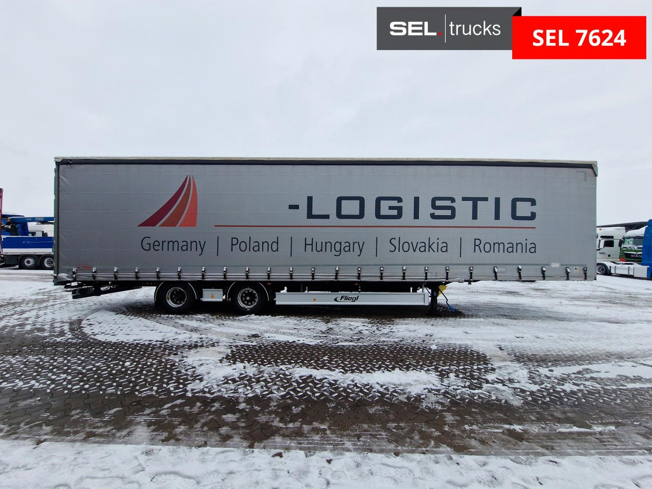 Fliegl SZS320 / Hubdach / EDSCHA / Mega - Curtainsider semi-trailer: picture 4 Fliegl SZS320 / Hubdach / EDSCHA / Mega - Curtainsider semi-trailer: picture 4