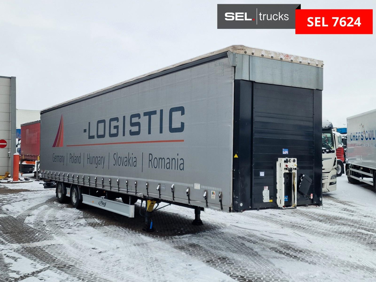 Fliegl SZS320 / Hubdach / EDSCHA / Mega - Curtainsider semi-trailer: picture 3 Fliegl SZS320 / Hubdach / EDSCHA / Mega - Curtainsider semi-trailer: picture 3