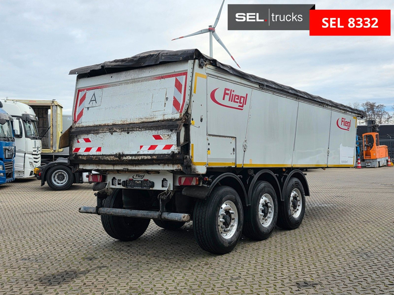 Kässbohrer ASS 372 Schwergut / mit Abschiebetec. / Asphalt - Tipper semi-trailer: picture 5 Kässbohrer ASS 372 Schwergut / mit Abschiebetec. / Asphalt - Tipper semi-trailer: picture 5