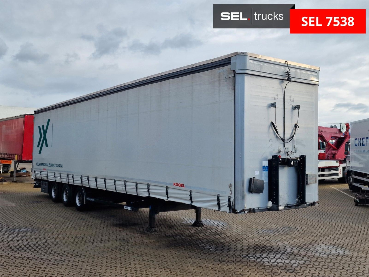 Kögel S24-1 / Hubdach / EDSCHA - Curtainsider semi-trailer: picture 3 Kögel S24-1 / Hubdach / EDSCHA - Curtainsider semi-trailer: picture 3