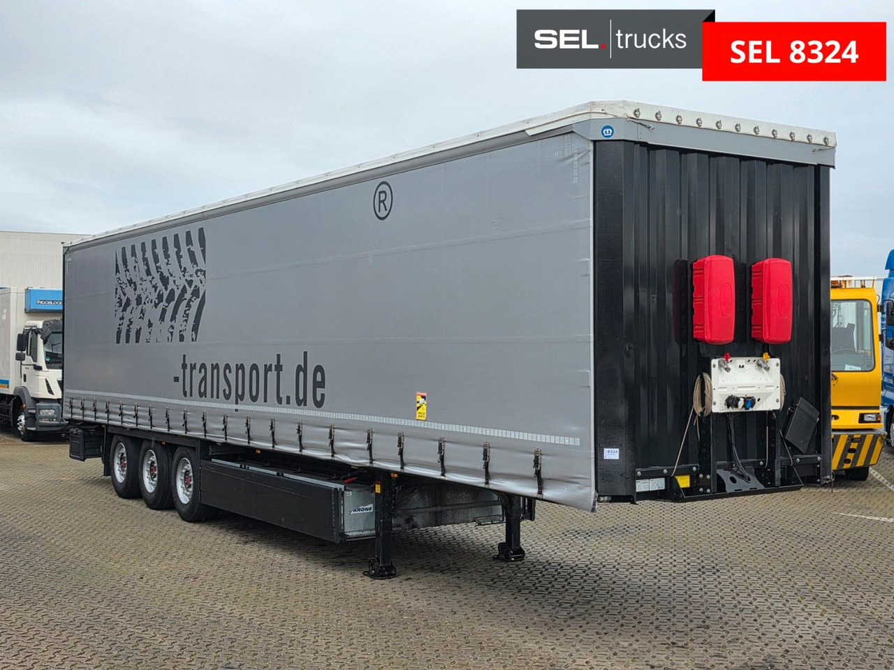 Krone SD / EDSCHA / ADR Typ EX/II / Liftachse - Curtainsider semi-trailer: picture 3 Krone SD / EDSCHA / ADR Typ EX/II / Liftachse - Curtainsider semi-trailer: picture 3