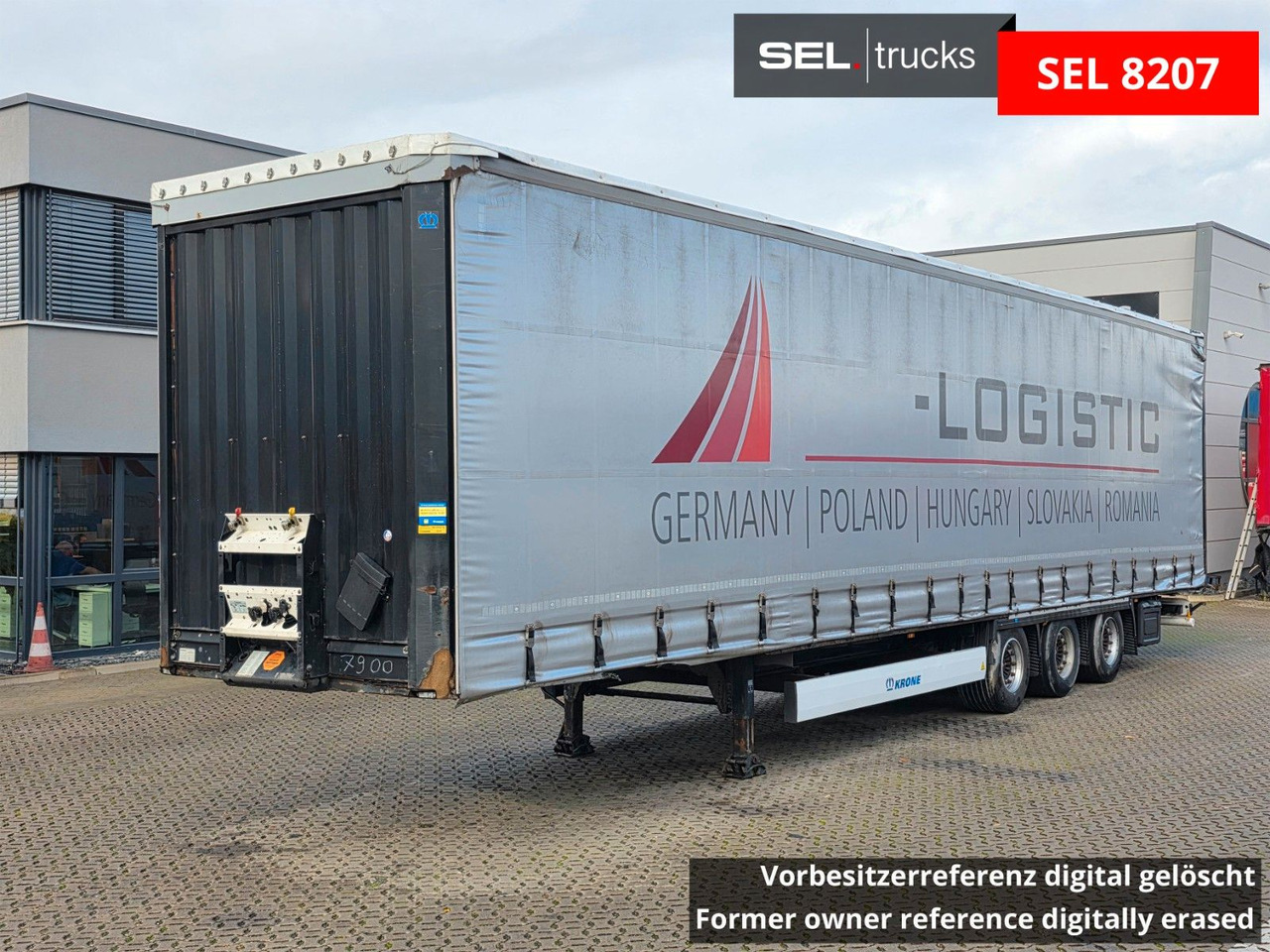 Krone SD / Hubdach / EDSCHA / Liftachse - Curtainsider semi-trailer: picture 1 Krone SD / Hubdach / EDSCHA / Liftachse - Curtainsider semi-trailer: picture 1