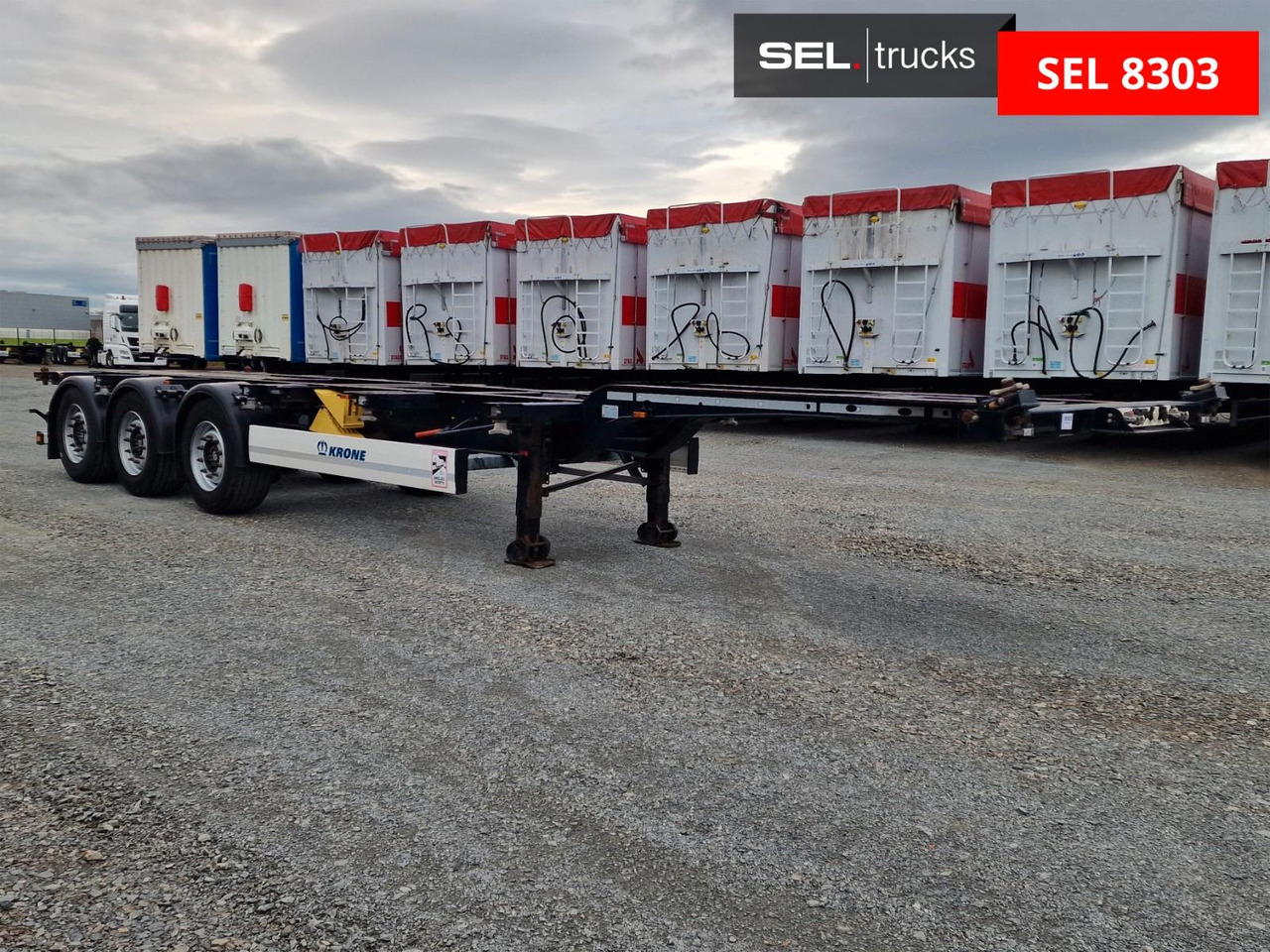 Krone SD / Liftachse / 11.035-12.640 - Container transporter/ Swap body semi-trailer: picture 3 Krone SD / Liftachse / 11.035-12.640 - Container transporter/ Swap body semi-trailer: picture 3