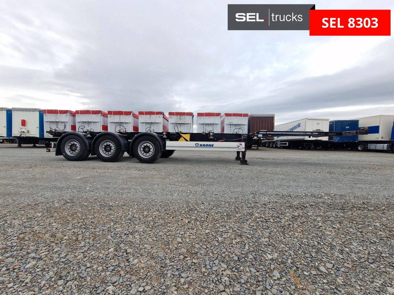 Krone SD / Liftachse / 11.035-12.640 - Container transporter/ Swap body semi-trailer: picture 4 Krone SD / Liftachse / 11.035-12.640 - Container transporter/ Swap body semi-trailer: picture 4