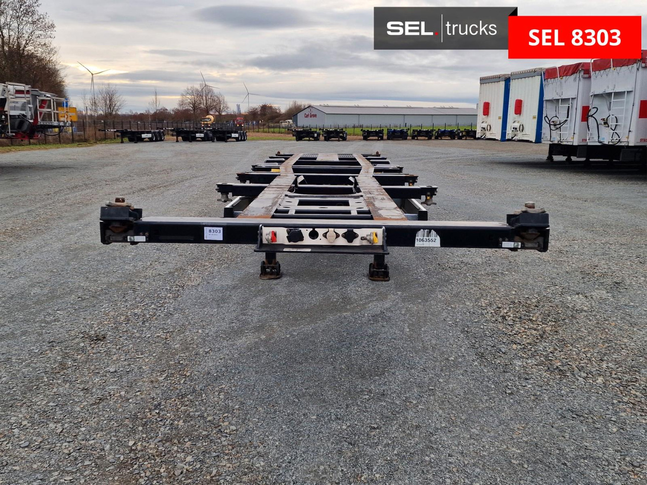 Krone SD / Liftachse / 11.035-12.640 - Container transporter/ Swap body semi-trailer: picture 2 Krone SD / Liftachse / 11.035-12.640 - Container transporter/ Swap body semi-trailer: picture 2