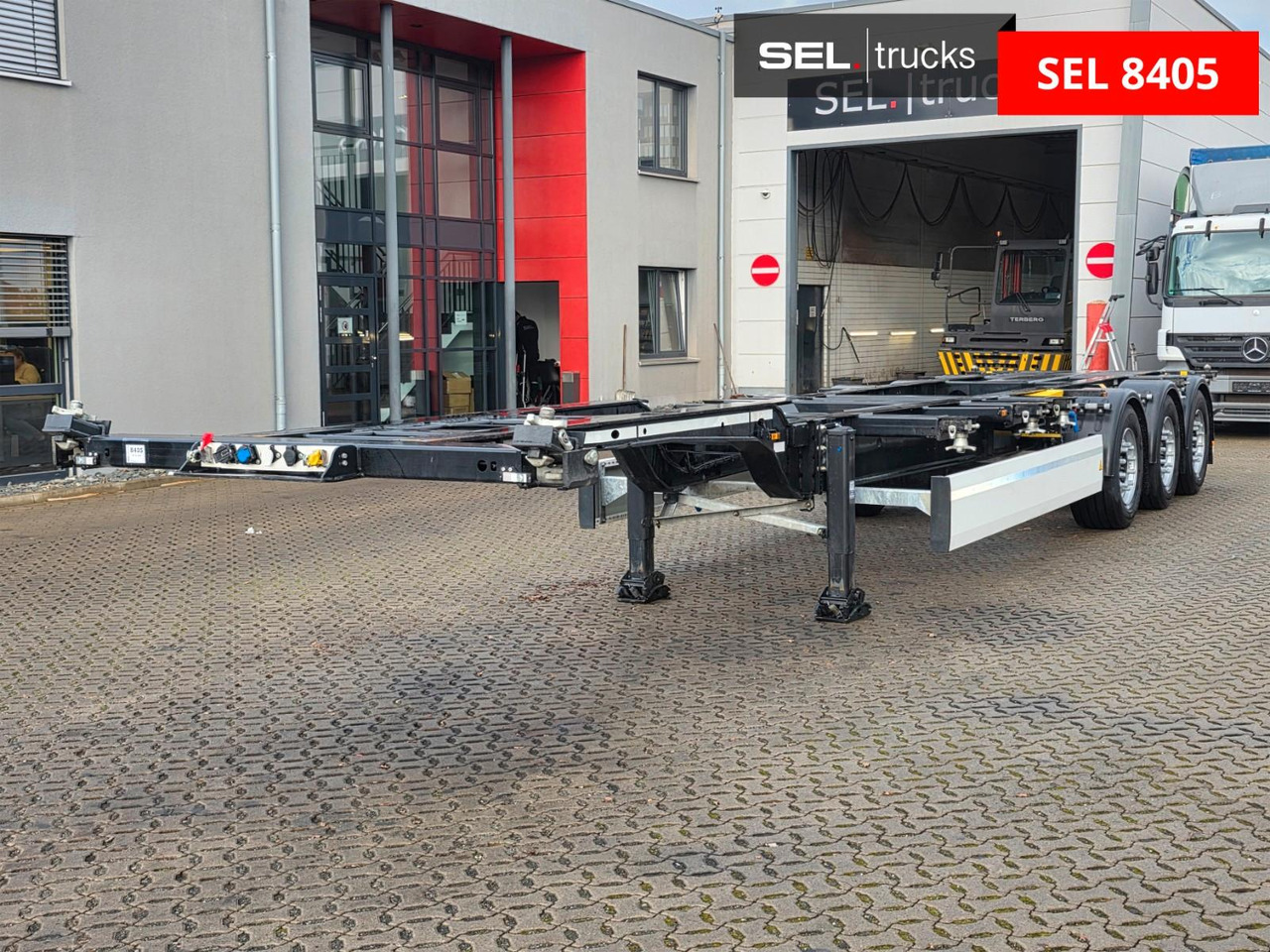 Krone SD / Liftachse - Chassis semi-trailer: picture 1 Krone SD / Liftachse - Chassis semi-trailer: picture 1