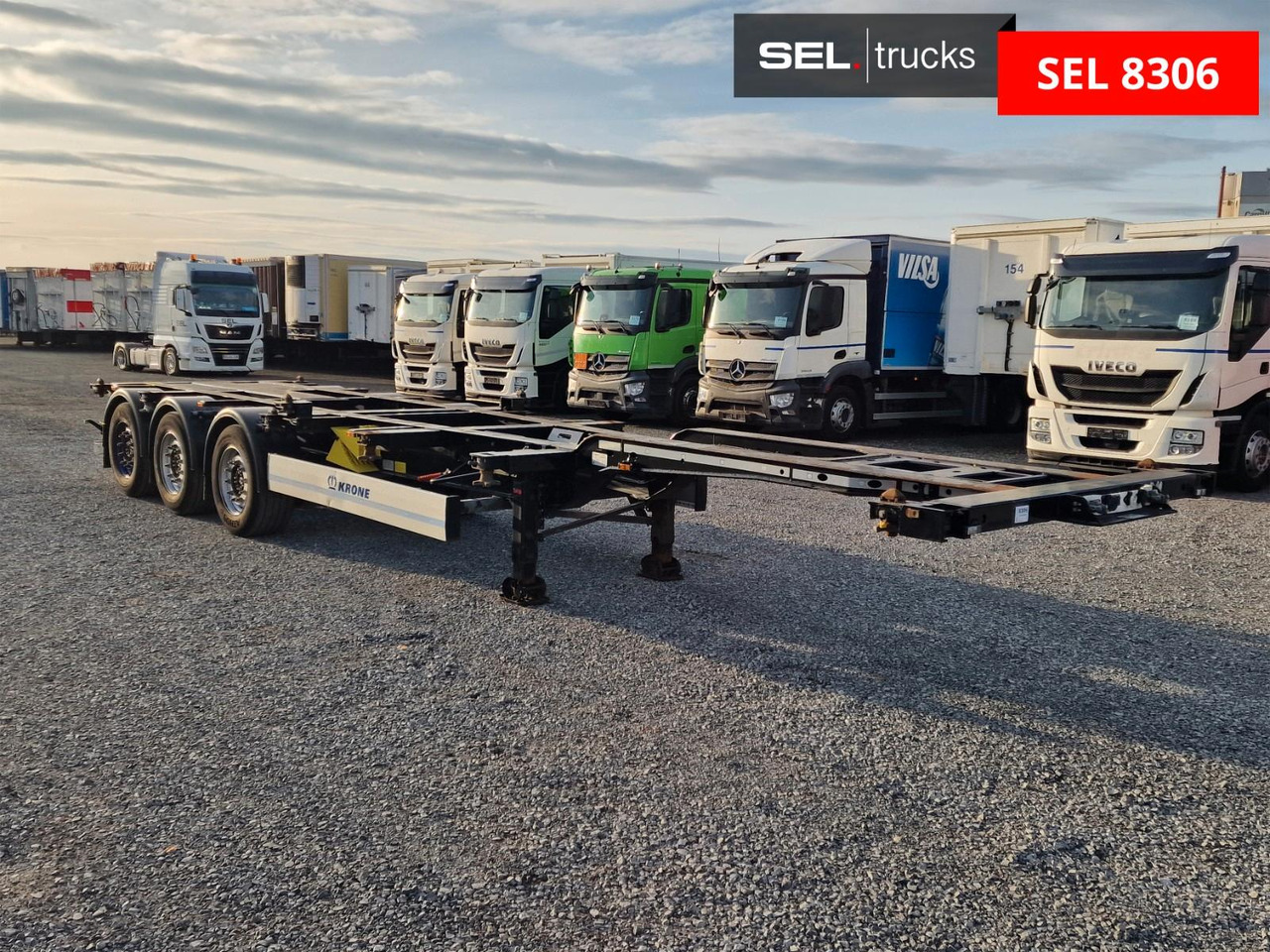 Krone SD / Liftachse / Teleskop - Chassis semi-trailer: picture 1 Krone SD / Liftachse / Teleskop - Chassis semi-trailer: picture 1