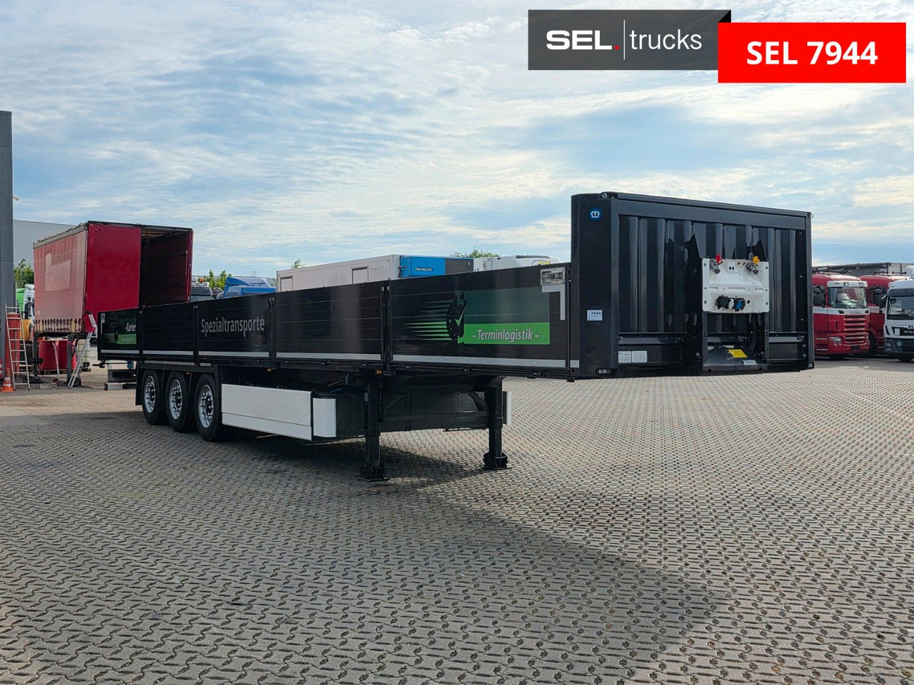 Krone SD / Palettenkasten - Dropside/ Flatbed semi-trailer: picture 4 Krone SD / Palettenkasten - Dropside/ Flatbed semi-trailer: picture 4