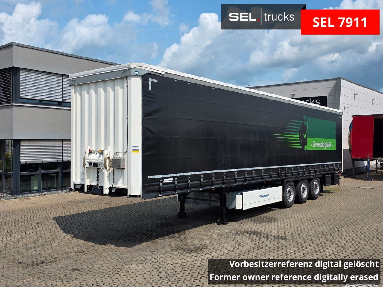 Krone SD / Palettenkasten / Liftachse - Curtainsider semi-trailer: picture 1 Krone SD / Palettenkasten / Liftachse - Curtainsider semi-trailer: picture 1