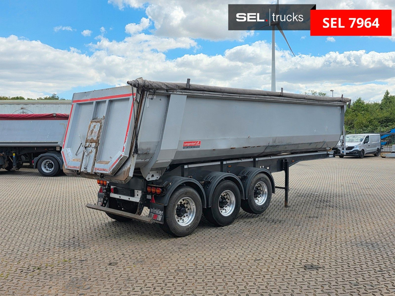 Langendorf SKS-HS 24/30 / Alu-Felgen / Liftachse - Tipper semi-trailer: picture 5 Langendorf SKS-HS 24/30 / Alu-Felgen / Liftachse - Tipper semi-trailer: picture 5