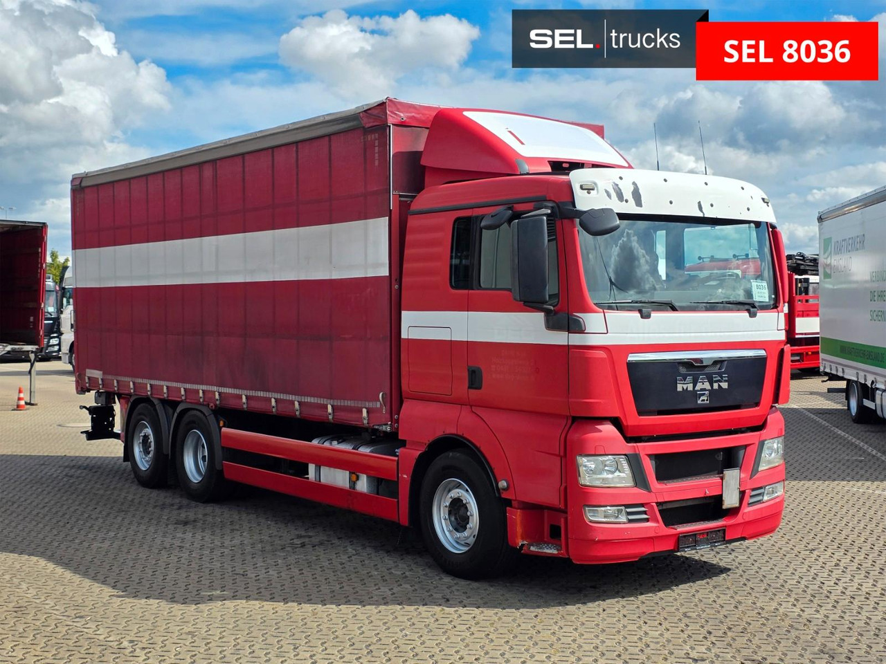 MAN TGX 26.360 6X2-2 LL / Intarder / Ldbw /Lenkachse - Curtain side truck: picture 3 MAN TGX 26.360 6X2-2 LL / Intarder / Ldbw /Lenkachse - Curtain side truck: picture 3