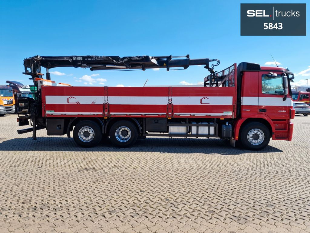 Mercedes-Benz Actros 2546 / HIAB 166K / ADC 4,1t / Lenkachse - Crane truck, Dropside/ Flatbed truck: picture 4 Mercedes-Benz Actros 2546 / HIAB 166K / ADC 4,1t / Lenkachse - Crane truck, Dropside/ Flatbed truck: picture 4