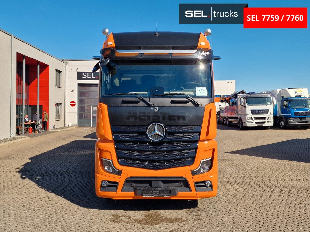 Mercedes-Benz Actros 2548 / Retarder / Euro 6E / Aluklappen - Curtain side truck: picture 2 Mercedes-Benz Actros 2548 / Retarder / Euro 6E / Aluklappen - Curtain side truck: picture 2