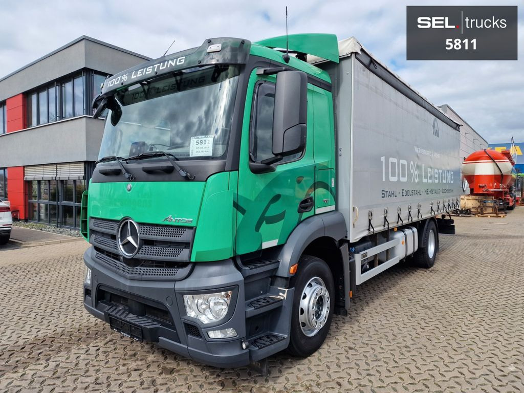Mercedes-Benz Antos 1830L 4X2 Mercedes-Benz Antos 1830L 4X2 / ideal für Stahltransporte - Curtain side truck: picture 2 Mercedes-Benz Antos 1830L 4X2 Mercedes-Benz Antos 1830L 4X2 / ideal für Stahltransporte - Curtain side truck: picture 2