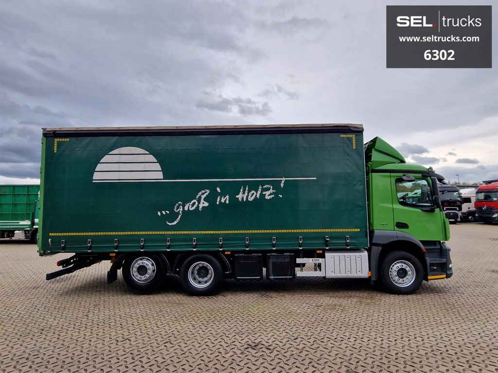 Mercedes-Benz Antos 2536 L / LENKACHSE / STERZANTE - Curtain side truck: picture 4 Mercedes-Benz Antos 2536 L / LENKACHSE / STERZANTE - Curtain side truck: picture 4