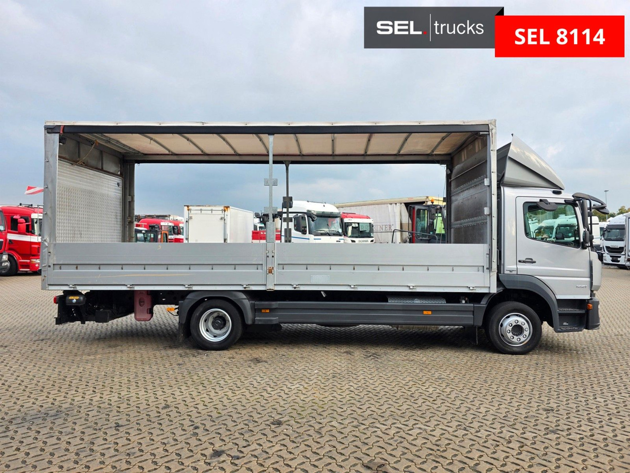 Mercedes-Benz Atego 1221 / Ladebordwand - Curtain side truck: picture 4 Mercedes-Benz Atego 1221 / Ladebordwand - Curtain side truck: picture 4