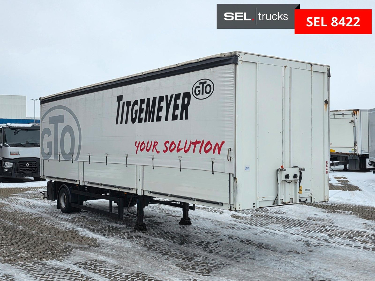 Mildner SAP / 1 Achs - Curtainsider semi-trailer: picture 4 Mildner SAP / 1 Achs - Curtainsider semi-trailer: picture 4