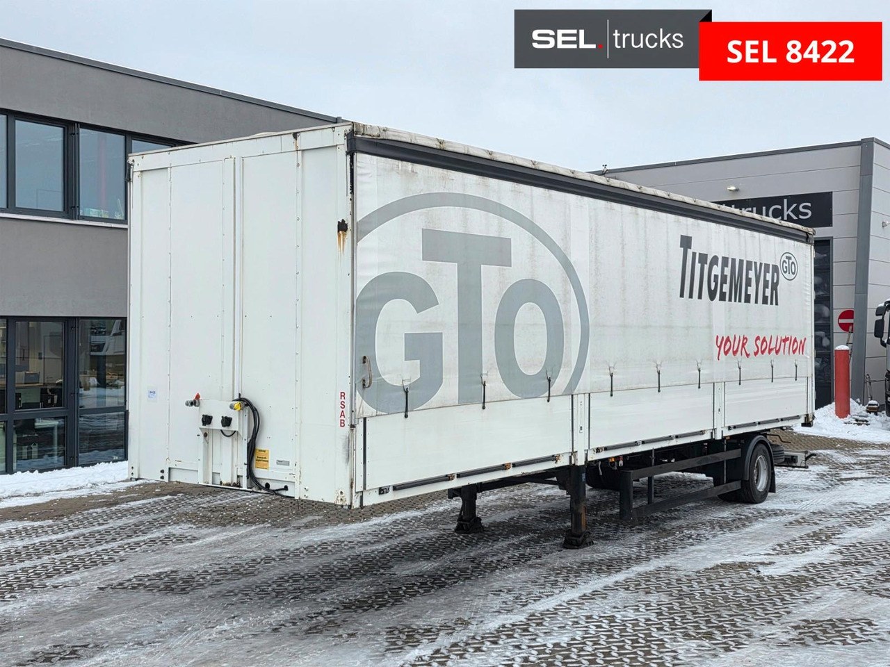 Mildner SAP / 1 Achs - Curtainsider semi-trailer: picture 2 Mildner SAP / 1 Achs - Curtainsider semi-trailer: picture 2