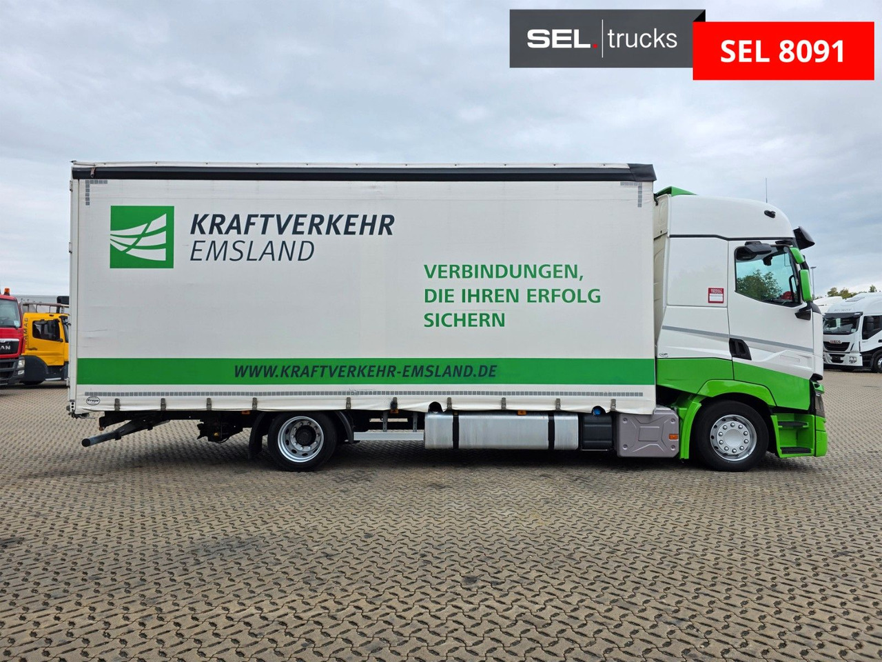 Renault T High 480 / Retarder / Jumbo / 6D - Curtain side truck: picture 4 Renault T High 480 / Retarder / Jumbo / 6D - Curtain side truck: picture 4