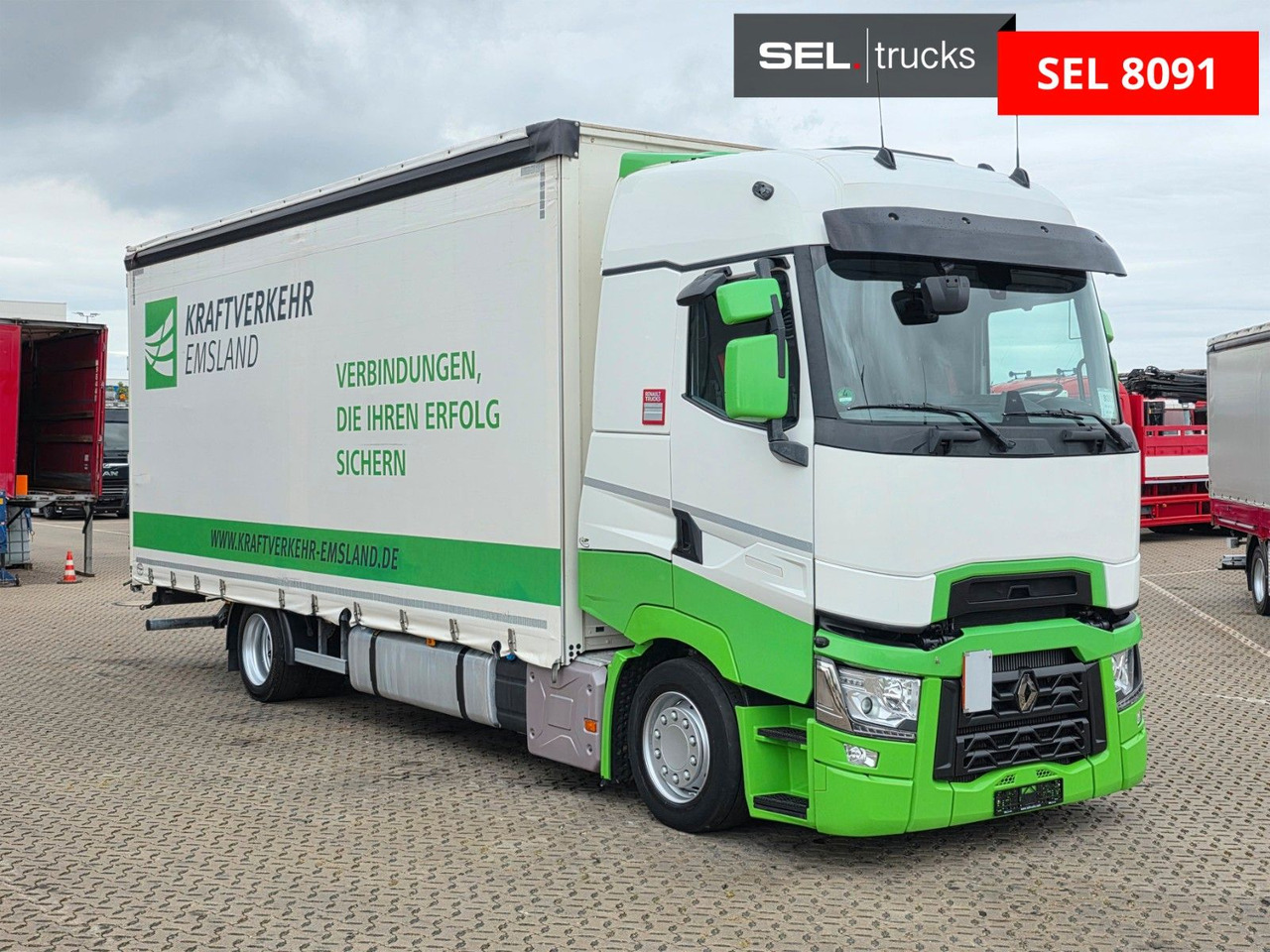 Renault T High 480 / Retarder / Jumbo / 6D - Curtain side truck: picture 3 Renault T High 480 / Retarder / Jumbo / 6D - Curtain side truck: picture 3