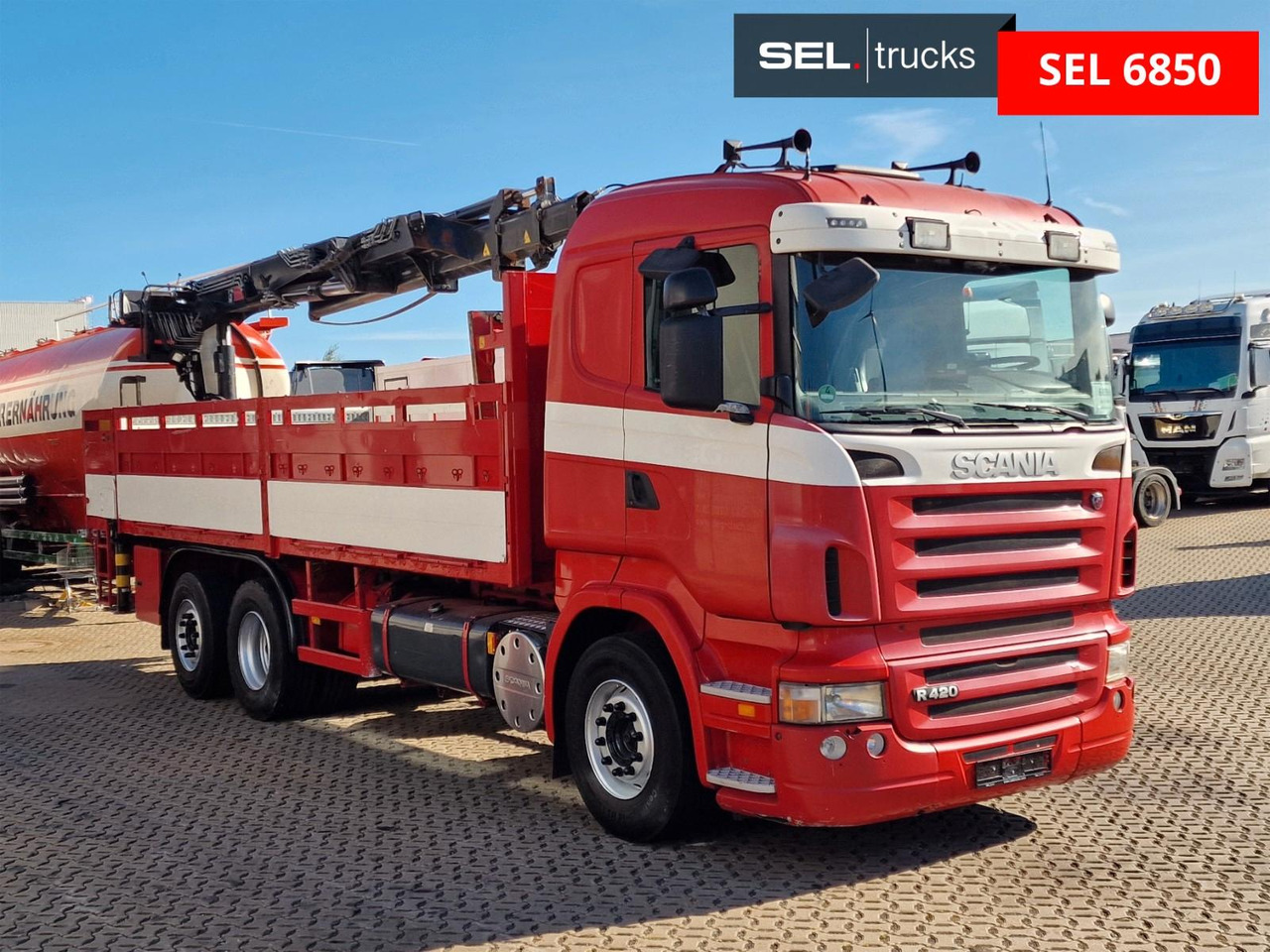 Scania R 380 LB6X2*4MNA / Retarder / HIAB 166K Scania R 380 LB6X2*4MNA / Retarder / HIAB 166K - Crane truck, Dropside/ Flatbed truck: picture 3 Scania R 380 LB6X2*4MNA / Retarder / HIAB 166K Scania R 380 LB6X2*4MNA / Retarder / HIAB 166K - Crane truck, Dropside/ Flatbed truck: picture 3