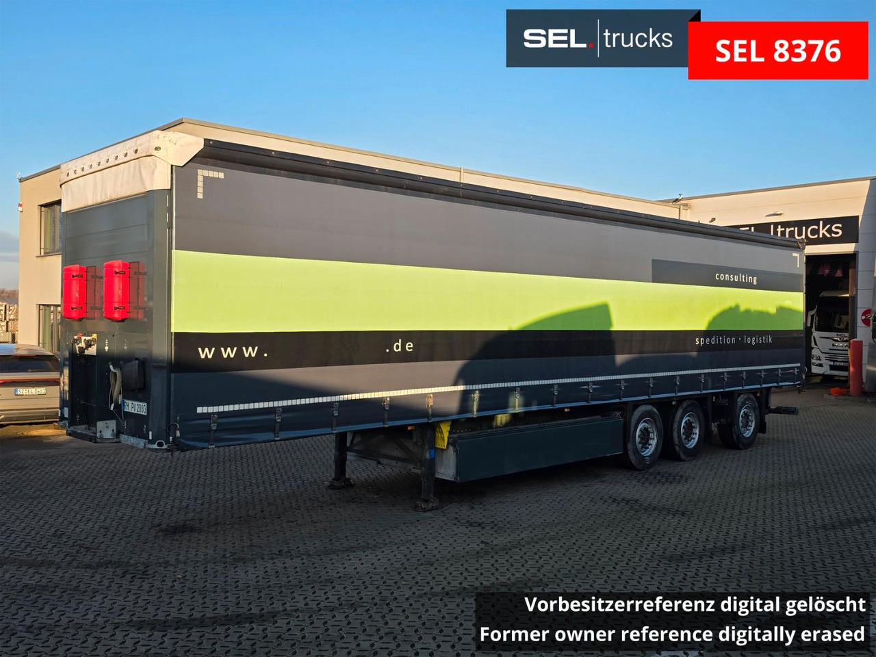 Schmitz Cargobull SCS 24/L - 13.62 EB / Lift / EDSCHA/Stapleraufn. - Curtainsider semi-trailer: picture 2 Schmitz Cargobull SCS 24/L - 13.62 EB / Lift / EDSCHA/Stapleraufn. - Curtainsider semi-trailer: picture 2