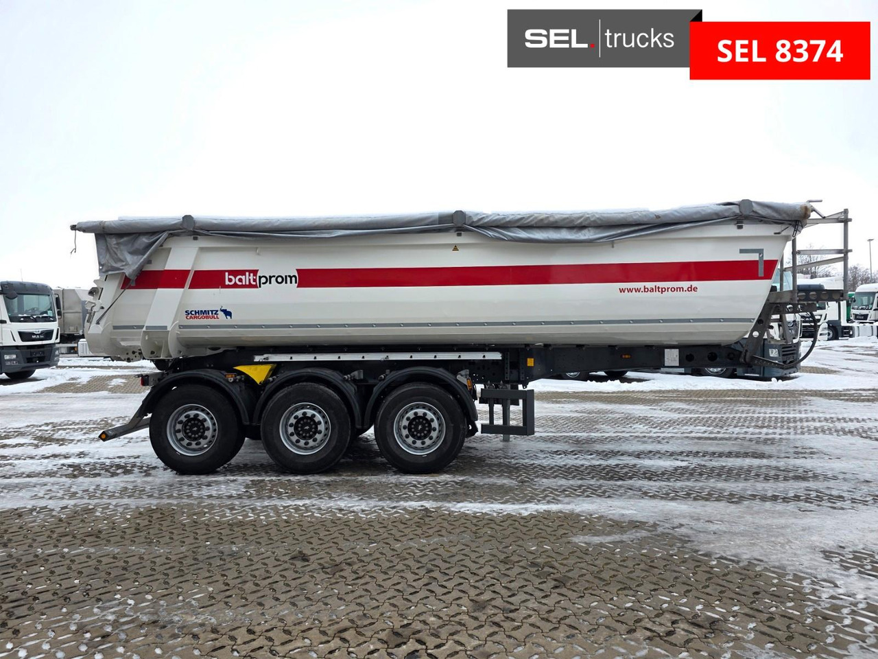 Schmitz Cargobull SKI 24 SL 7.2 / Liftachse - Tipper semi-trailer: picture 4 Schmitz Cargobull SKI 24 SL 7.2 / Liftachse - Tipper semi-trailer: picture 4