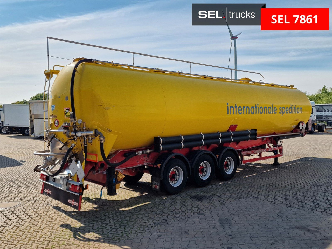 Spitzer SK 2766 CAL GGVS / Kippsilo / 66 m3 / ADR ATDR A - Silo semi-trailer: picture 5 Spitzer SK 2766 CAL GGVS / Kippsilo / 66 m3 / ADR ATDR A - Silo semi-trailer: picture 5