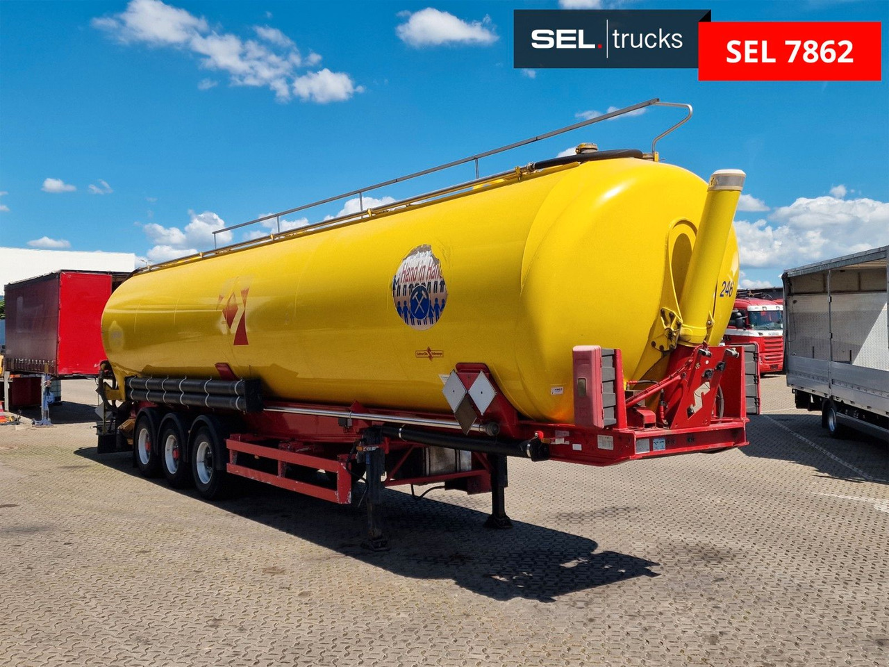 Spitzer SK2766CAL GGVS / Kippsilo / Alu / ADR AT / 66m³ - Silo semi-trailer: picture 3 Spitzer SK2766CAL GGVS / Kippsilo / Alu / ADR AT / 66m³ - Silo semi-trailer: picture 3