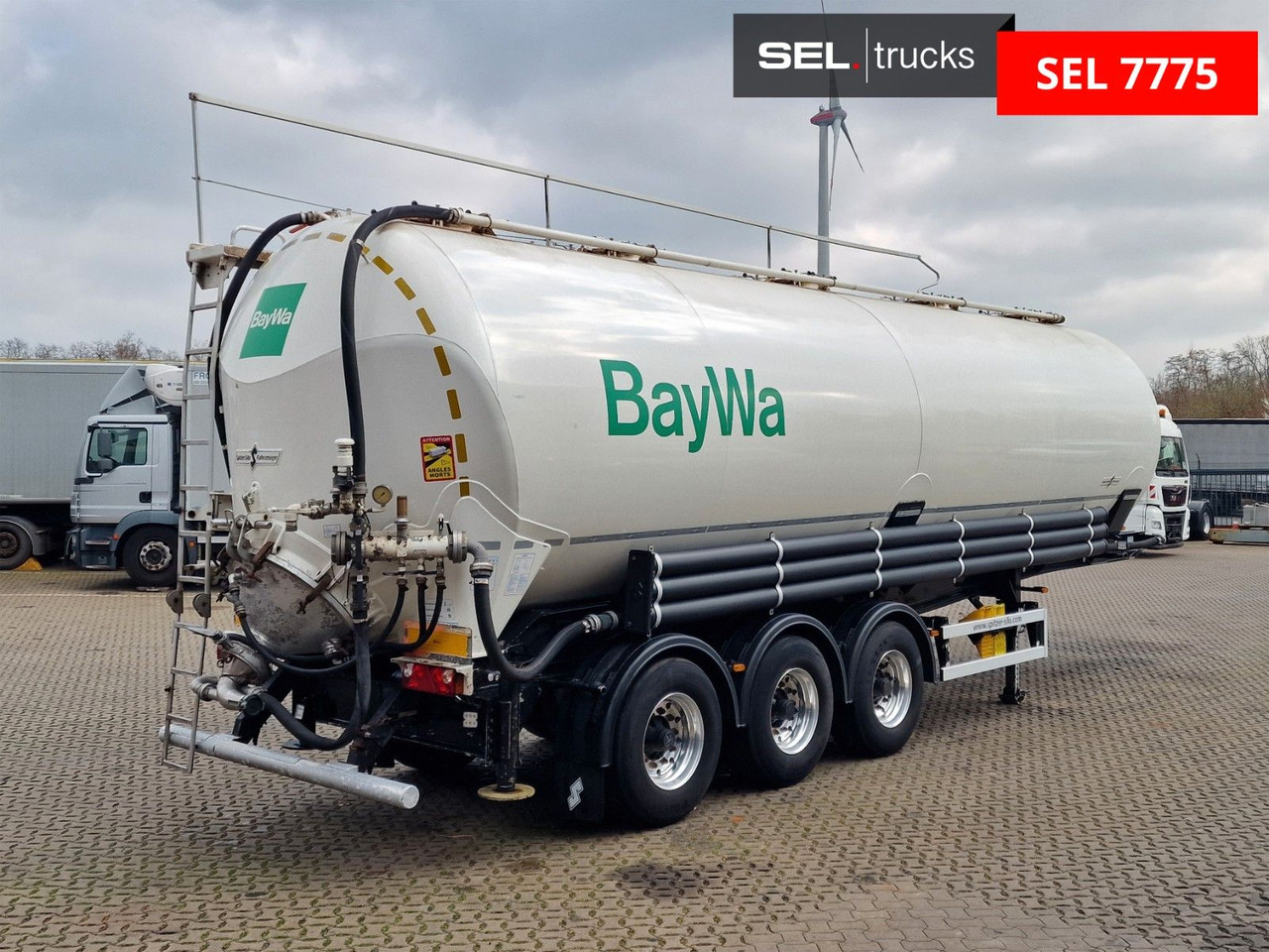 Spitzer SKS 27 / Kippsilo / 53.000 l / Liftachse - Silo semi-trailer: picture 5 Spitzer SKS 27 / Kippsilo / 53.000 l / Liftachse - Silo semi-trailer: picture 5