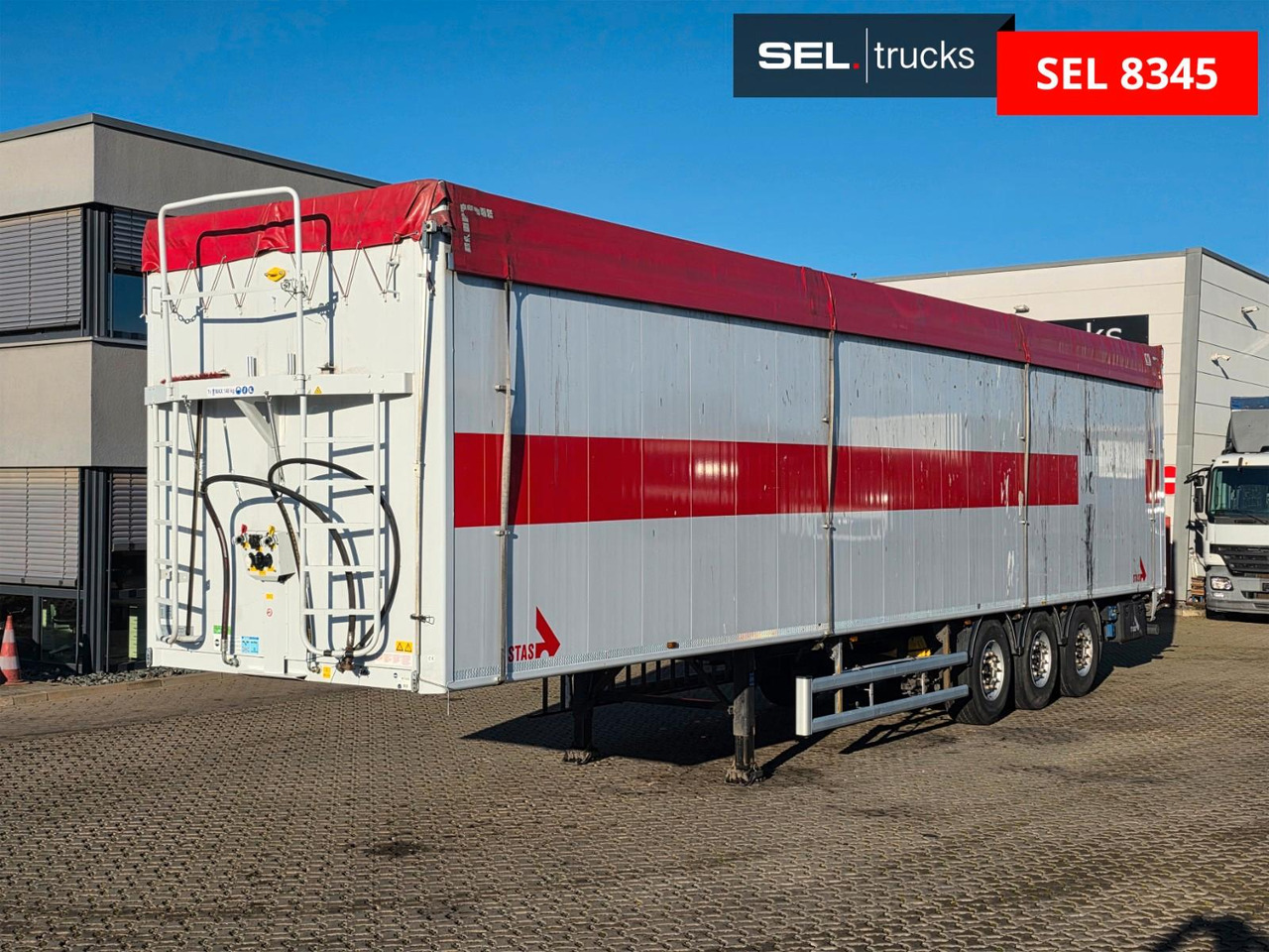 Stas S300ZX / 2 Liftachsen - Walking floor semi-trailer: picture 1 Stas S300ZX / 2 Liftachsen - Walking floor semi-trailer: picture 1