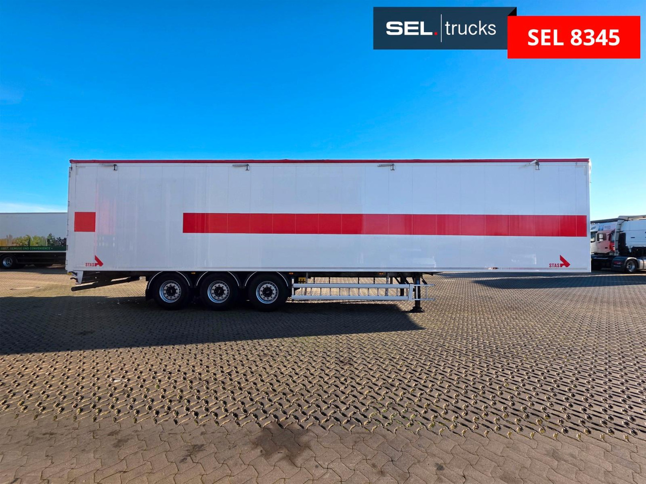 Stas S300ZX / 2 Liftachsen - Walking floor semi-trailer: picture 4 Stas S300ZX / 2 Liftachsen - Walking floor semi-trailer: picture 4