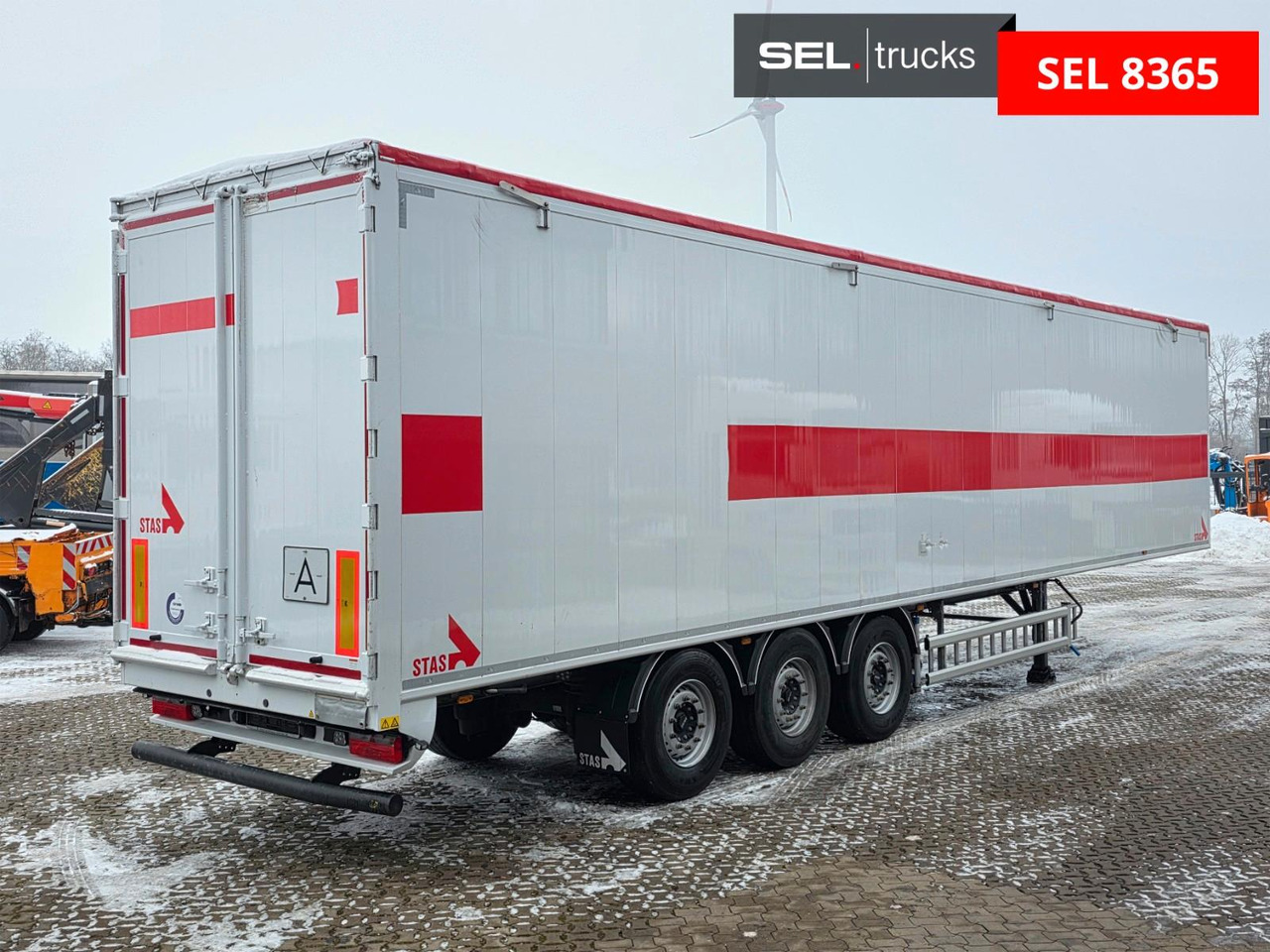 Stas S300ZX / 2 Liftachsen - Walking floor semi-trailer: picture 5 Stas S300ZX / 2 Liftachsen - Walking floor semi-trailer: picture 5