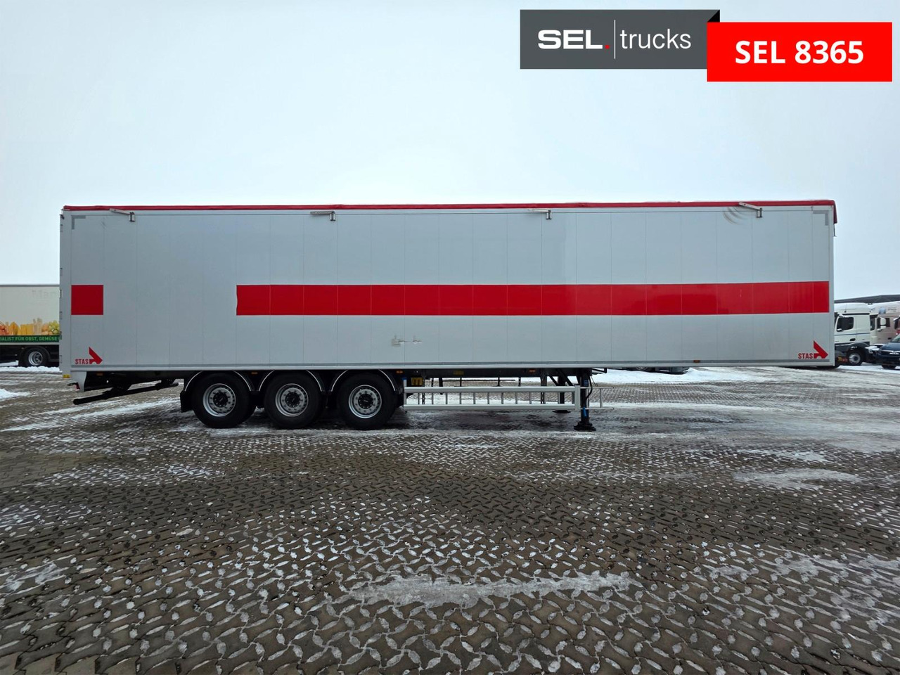 Stas S300ZX / 2 Liftachsen - Walking floor semi-trailer: picture 4 Stas S300ZX / 2 Liftachsen - Walking floor semi-trailer: picture 4