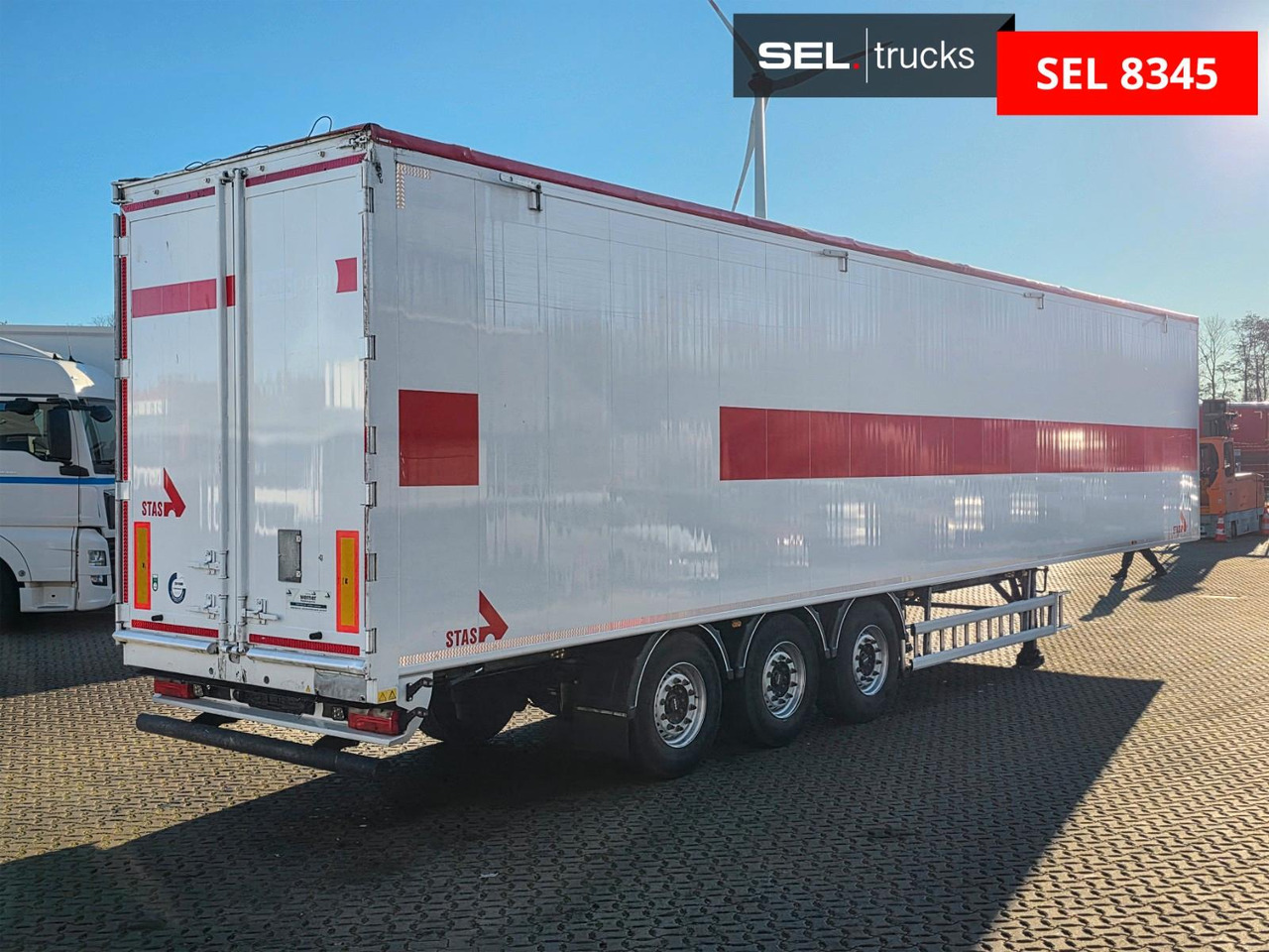 Stas S300ZX / 2 Liftachsen - Walking floor semi-trailer: picture 5 Stas S300ZX / 2 Liftachsen - Walking floor semi-trailer: picture 5