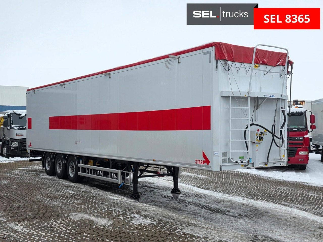 Stas S300ZX / 2 Liftachsen - Walking floor semi-trailer: picture 3 Stas S300ZX / 2 Liftachsen - Walking floor semi-trailer: picture 3