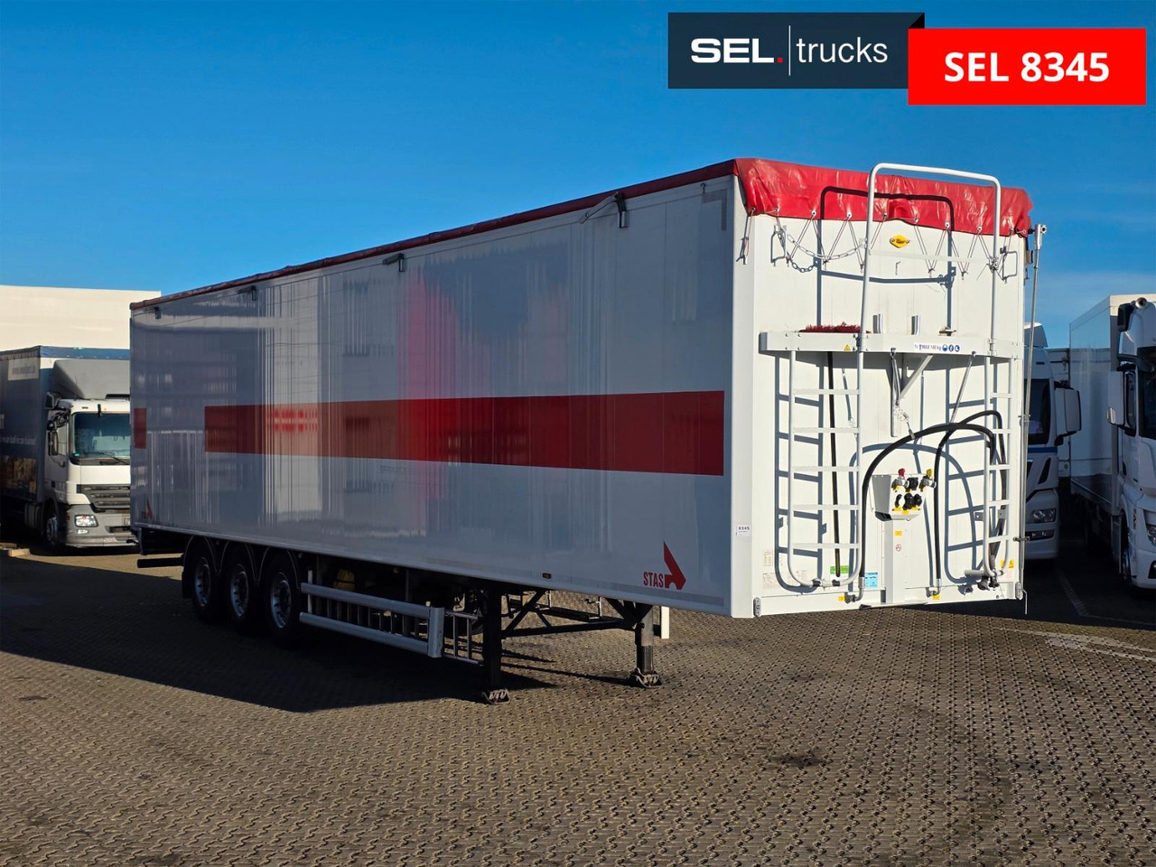 Stas S300ZX / 2 Liftachsen - Walking floor semi-trailer: picture 3 Stas S300ZX / 2 Liftachsen - Walking floor semi-trailer: picture 3