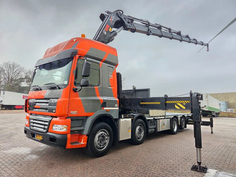 DAF CF 85 410 8X2 + HIAB 855 E8 APK 12-2026 - Dropside/ Flatbed truck, Crane truck: picture 1 DAF CF 85 410 8X2 + HIAB 855 E8 APK 12-2026 - Dropside/ Flatbed truck, Crane truck: picture 1