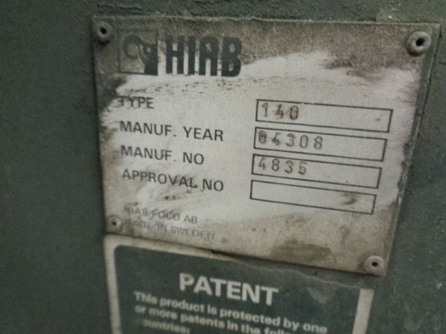 Hiab 140/2 - Truck mounted crane for Truck: picture 5 Hiab 140/2 - Truck mounted crane for Truck: picture 5