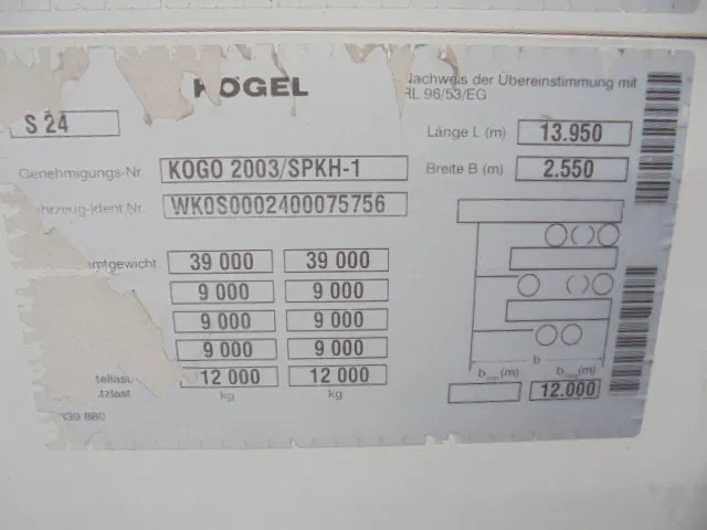 Kögel S 24 leasing Kögel S 24: picture 18