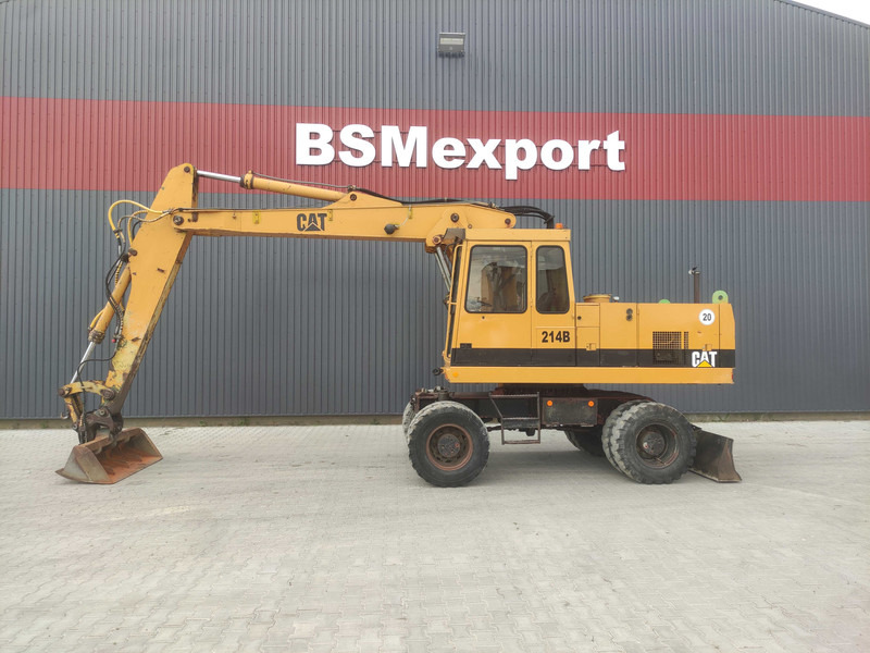 Caterpillar 214 B wheel excavator - Wheel excavator: picture 1 Caterpillar 214 B wheel excavator - Wheel excavator: picture 1