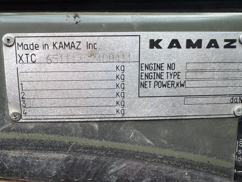 Cab chassis truck Kamaz 65111, 6x6: picture 16