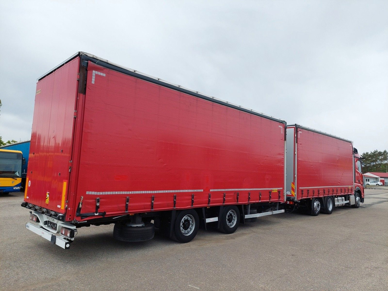 Mercedes-Benz Actros 2545 L/NR 6x2 + Wielton PC2K Durchbar - Curtain side truck: picture 4 Mercedes-Benz Actros 2545 L/NR 6x2 + Wielton PC2K Durchbar - Curtain side truck: picture 4