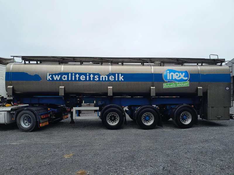 Mafa INSULATED INOX TANK 29000L 3 COMP - PUMP/COUNTER - 2 STEERING AXLES - Tanker semi-trailer: picture 2 Mafa INSULATED INOX TANK 29000L 3 COMP - PUMP/COUNTER - 2 STEERING AXLES - Tanker semi-trailer: picture 2