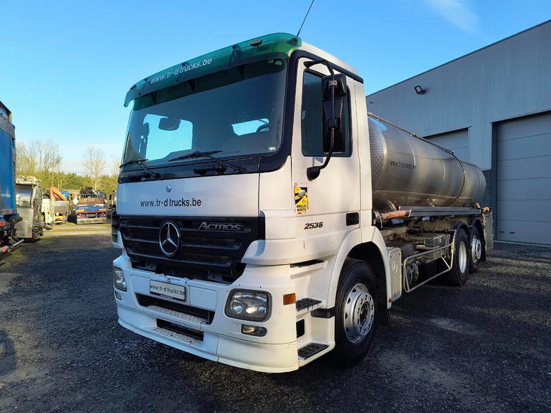 Mercedes-Benz Actros 2536 15500L INSULATED INOX TANK - 1 COMP - Tanker truck: picture 1 Mercedes-Benz Actros 2536 15500L INSULATED INOX TANK - 1 COMP - Tanker truck: picture 1
